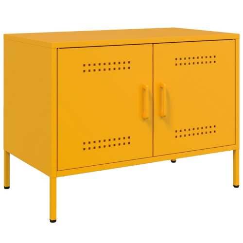 TV ormarići 2 kom boja senfa 68 x 39 x 50,5 cm čelični - Žuta 2 Cijena