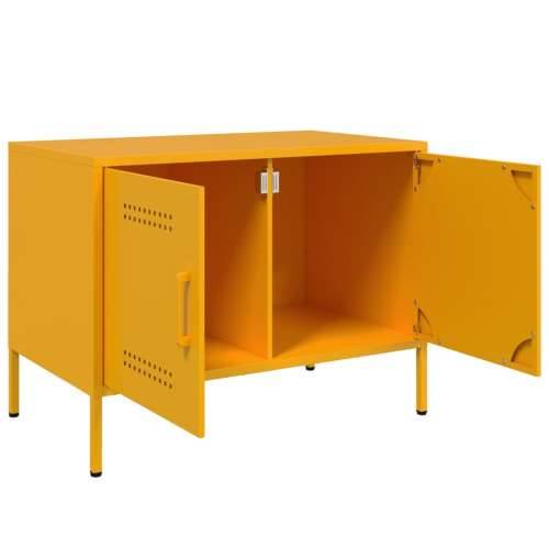 TV ormarići 2 kom boja senfa 68 x 39 x 50,5 cm čelični - Žuta 2 Cijena