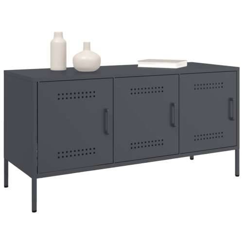TV ormarić antracit 100,5 x 39 x 50,5 cm čelični - Antracit 1 Cijena