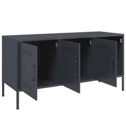 TV ormarić antracit 100,5 x 39 x 50,5 cm čelični - Antracit 1 Cijena