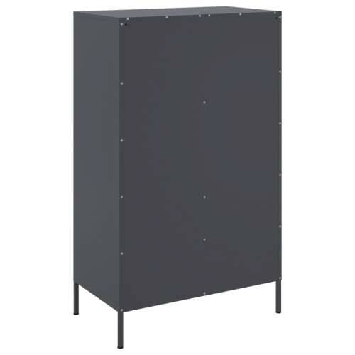 Visoka komoda antracit 67 x 39 x 113 cm čelična Antracit 1 Cijena