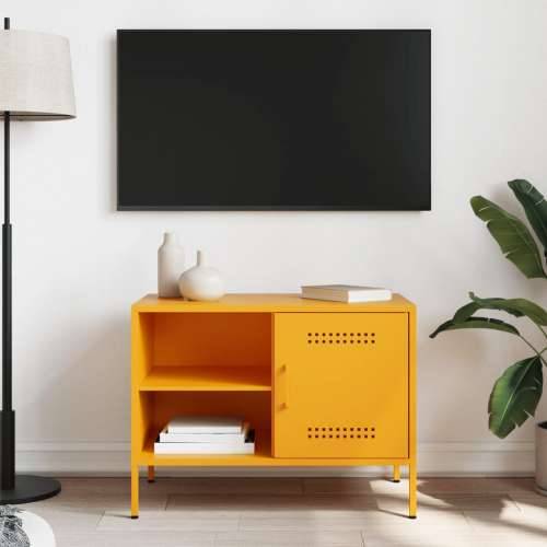 TV ormarić žute boje senfa 68 x 39 x 50,5 cm čelični - Žuta 1 Cijena