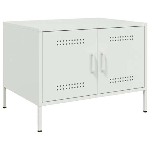 Stolić za kavu bijeli 68 x 50 x 50,5 cm čelik - Bijela 1 Cijena