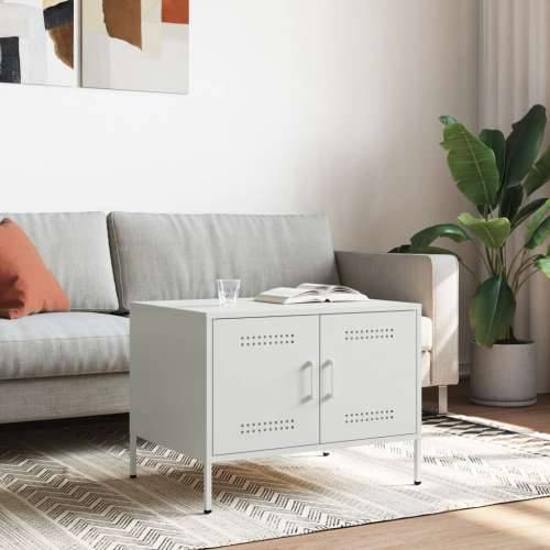 Stolić za kavu bijeli 68 x 50 x 50,5 cm čelik - Bijela 1 Cijena
