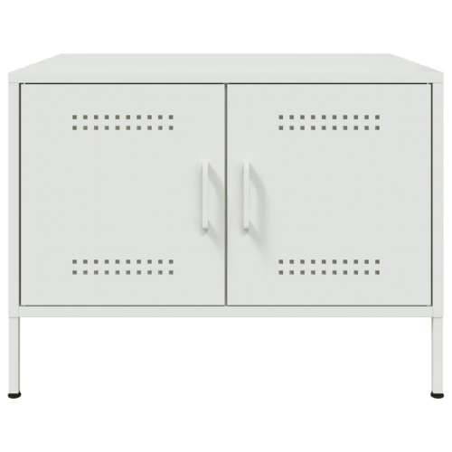 Stolić za kavu bijeli 68 x 50 x 50,5 cm čelik - Bijela 1 Cijena
