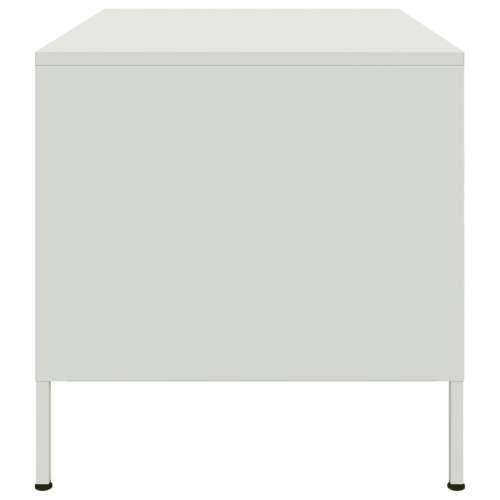 Stolić za kavu bijeli 68 x 50 x 50,5 cm čelik - Bijela 1 Cijena