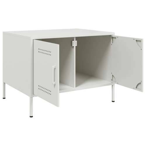 Stolić za kavu bijeli 68 x 50 x 50,5 cm čelik - Bijela 1 Cijena