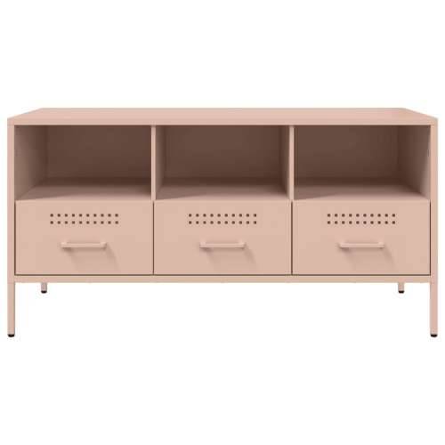 TV ormarić ružičasti 100,5 x 39 x 50,5 cm čelični - Ružičasta 1 Cijena