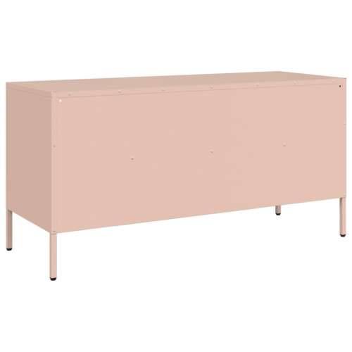 TV ormarić ružičasti 100,5 x 39 x 50,5 cm čelični - Ružičasta 1 Cijena