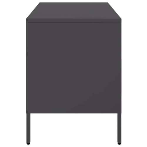 TV ormarić crni 68 x 39 x 50,5 cm čelični - Crna 1 Cijena