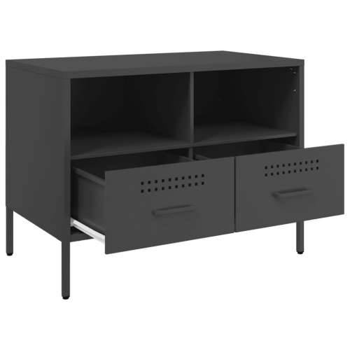 TV ormarić crni 68 x 39 x 50,5 cm čelični - Crna 1 Cijena