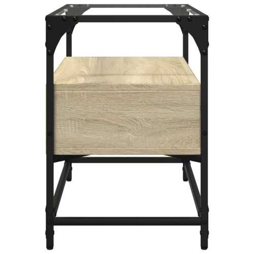 TV ormarić sa staklenom površinom boja hrasta 60x35x51 cm drvo - sonoma hrast 1 60 cm Cijena