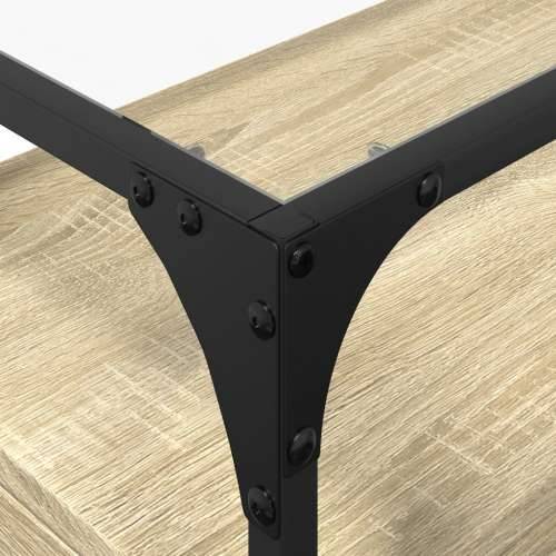 TV ormarić sa staklenom površinom boja hrasta 60x35x51 cm drvo - sonoma hrast 1 60 cm Cijena