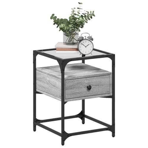 Noćni ormarići 2 kom boja hrasta 40x40x55 cm konstruirano drvo - Sivi hrast sonoma 2 Cijena