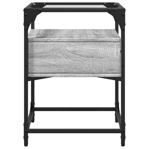 Noćni ormarići 2 kom boja hrasta 40x40x55 cm konstruirano drvo - Sivi hrast sonoma 2 Cijena
