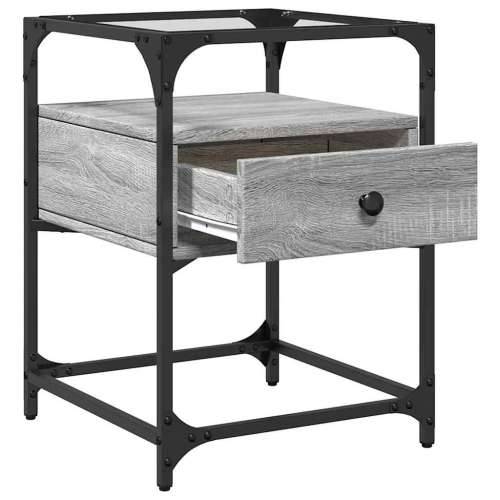 Noćni ormarići 2 kom boja hrasta 40x40x55 cm konstruirano drvo - Sivi hrast sonoma 2 Cijena