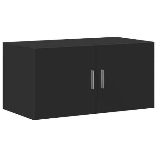 Zidni ormarić crni 80x42,5x40 cm od konstruiranog drva - Crna 1 Cijena