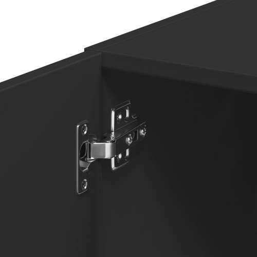 Zidni ormarić crni 80x42,5x40 cm od konstruiranog drva - Crna 1 Cijena