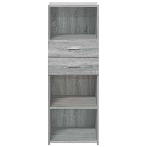 Visoka komoda siva boja hrasta 45x42,5x124 cm konstruirano drvo Sivi hrast sonoma 1 Cijena