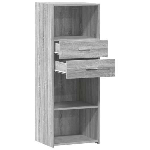 Visoka komoda siva boja hrasta 45x42,5x124 cm konstruirano drvo Sivi hrast sonoma 1 Cijena