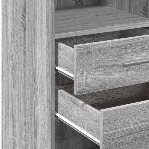 Visoka komoda siva boja hrasta 45x42,5x124 cm konstruirano drvo Sivi hrast sonoma 1 Cijena