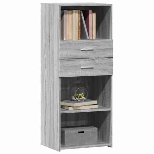 Visoka komoda siva boja hrasta 50x42,5x124 cm konstruirano drvo Sivi hrast sonoma 1 Cijena