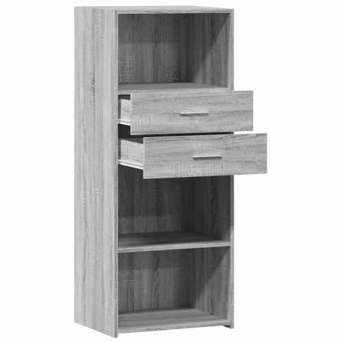Visoka komoda siva boja hrasta 50x42,5x124 cm konstruirano drvo Sivi hrast sonoma 1 Cijena
