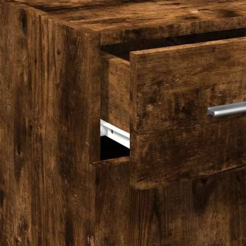 Komoda boja dimljenog hrasta 30x42,5x93 cm konstruirano drvo - Dimljeni hrast 1 Cijena
