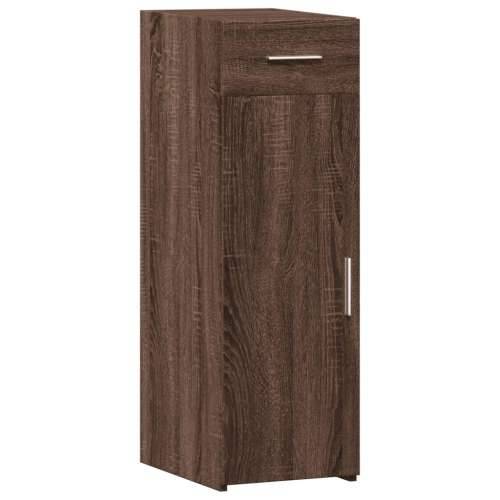 Komoda boja smeđeg hrasta 30x42,5x93 cm od konstruiranog drva - Smeđi hrast 1 Cijena