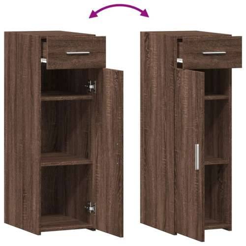 Komoda boja smeđeg hrasta 30x42,5x93 cm od konstruiranog drva - Smeđi hrast 1 Cijena