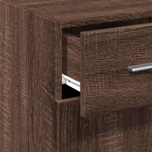 Komoda boja smeđeg hrasta 30x42,5x93 cm od konstruiranog drva - Smeđi hrast 1 Cijena