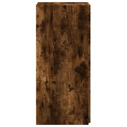 Komoda boja hrasta sonome 45 x 42,5 x 93 cm konstruirano drvo - Dimljeni hrast 1 Cijena