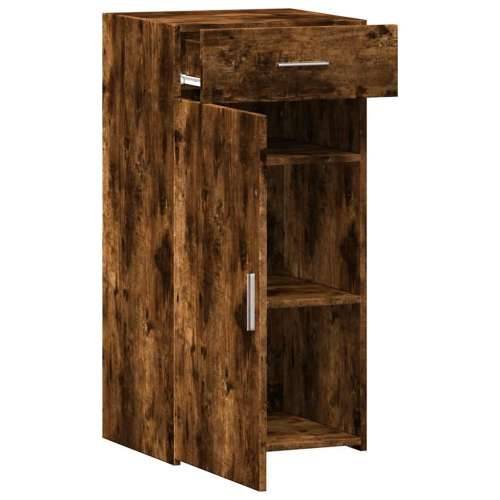 Komoda boja hrasta sonome 45 x 42,5 x 93 cm konstruirano drvo - Dimljeni hrast 1 Cijena