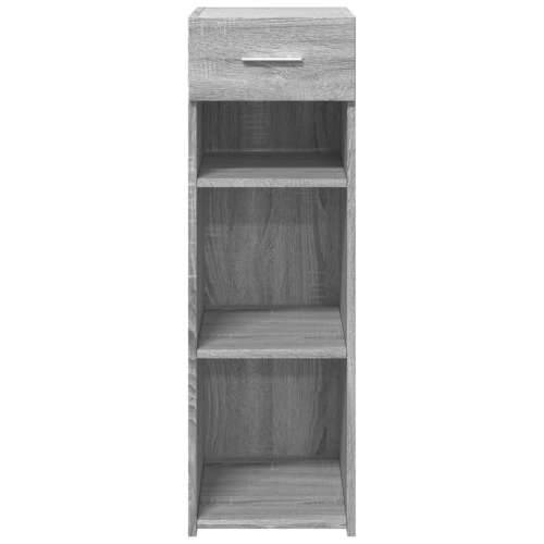 Komoda boja sivog hrasta sonome 30x42,5x93 cm konstruirano drvo - Sivi hrast sonoma 1 Cijena