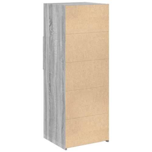 Komoda boja sivog hrasta sonome 30x42,5x93 cm konstruirano drvo - Sivi hrast sonoma 1 Cijena