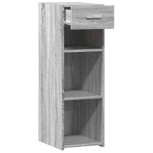 Komoda boja sivog hrasta sonome 30x42,5x93 cm konstruirano drvo - Sivi hrast sonoma 1 Cijena