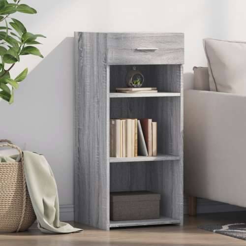 Komoda siva boja hrasta 40 x 42,5 x 93 cm od konstruiranog drva - Sivi hrast sonoma 1 Cijena