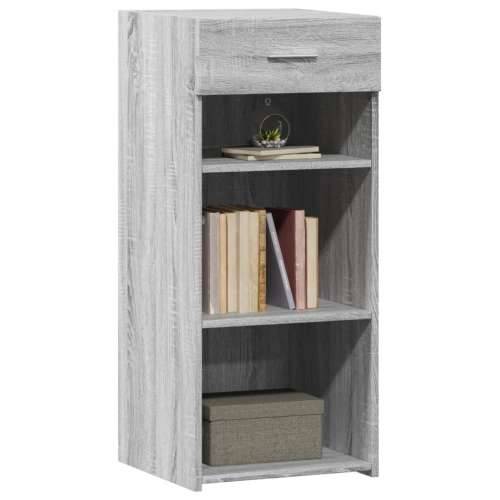 Komoda siva boja hrasta 40 x 42,5 x 93 cm od konstruiranog drva - Sivi hrast sonoma 1 Cijena
