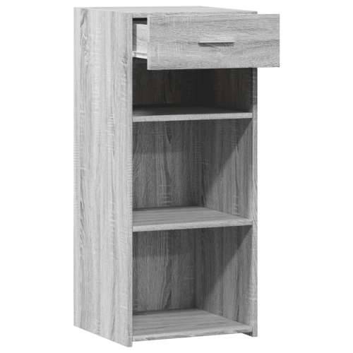 Komoda siva boja hrasta 40 x 42,5 x 93 cm od konstruiranog drva - Sivi hrast sonoma 1 Cijena