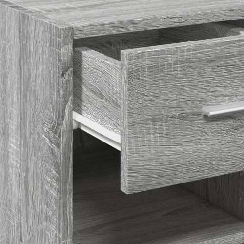 Komoda siva boja hrasta 40 x 42,5 x 93 cm od konstruiranog drva - Sivi hrast sonoma 1 Cijena