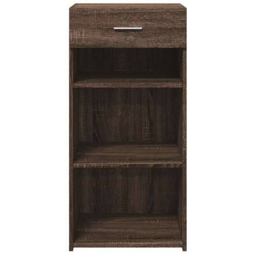 Komoda smeđa boja hrasta 45 x 42,5 x 93 cm konstruirano drvo - Smeđi hrast 1 Cijena