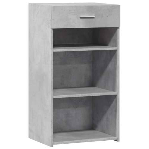 Komoda siva boja betona 50 x 42,5 x 93 cm od konstruiranog drva - Beton siva 1 Cijena