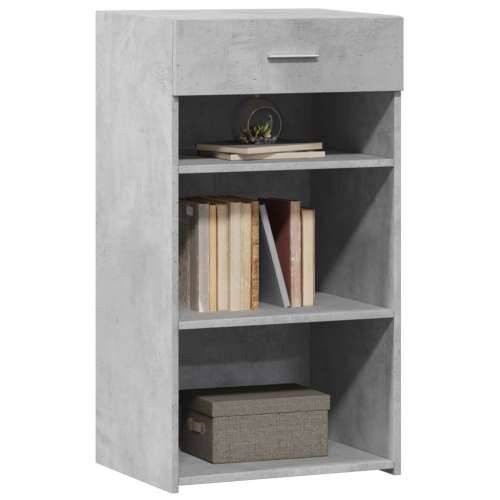 Komoda siva boja betona 50 x 42,5 x 93 cm od konstruiranog drva - Beton siva 1 Cijena