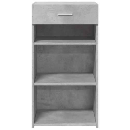 Komoda siva boja betona 50 x 42,5 x 93 cm od konstruiranog drva - Beton siva 1 Cijena