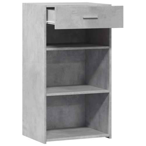 Komoda siva boja betona 50 x 42,5 x 93 cm od konstruiranog drva - Beton siva 1 Cijena