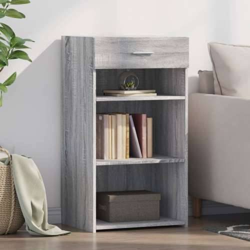 Komoda boja sivog hrasta sonome 50x42,5x93 cm konstruirano drvo - Sivi hrast sonoma 1 Cijena