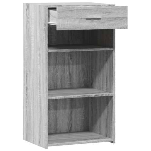 Komoda boja sivog hrasta sonome 50x42,5x93 cm konstruirano drvo - Sivi hrast sonoma 1 Cijena