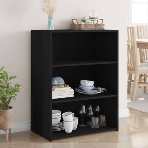 Komoda crna 70x41x93 cm od konstruiranog drva - Crna 1 Cijena