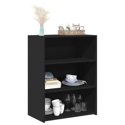 Komoda crna 70x41x93 cm od konstruiranog drva - Crna 1 Cijena
