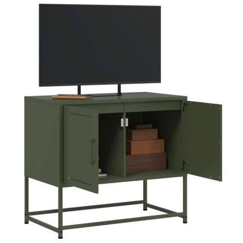 TV ormarić maslinasti 68,5 x 39 x 60,5 cm čelični - Zelena 1 Cijena